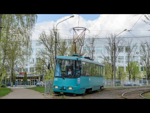 Видео: Минский Трамвай. Маршрут №3д ДС "Озеро" - РК "Тракторный завод" | Minsk Tram. Route 3d