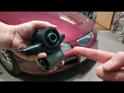 Видео: Mazda xedos 6/Mazda 626 замена сайлентблоков передних рычагов