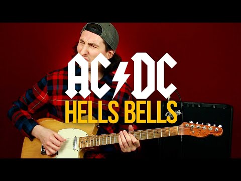 Видео: Как играть Hells Bells AC/DC на гитаре