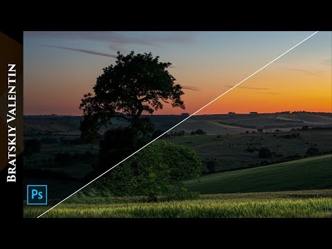 Видео: Фотошоп и подсветка с летающего дрона