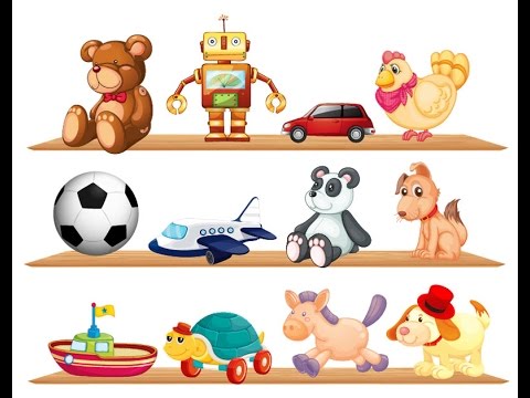 Видео: Мои игрушки. Учим название игрушек на английском языке. My #toys.