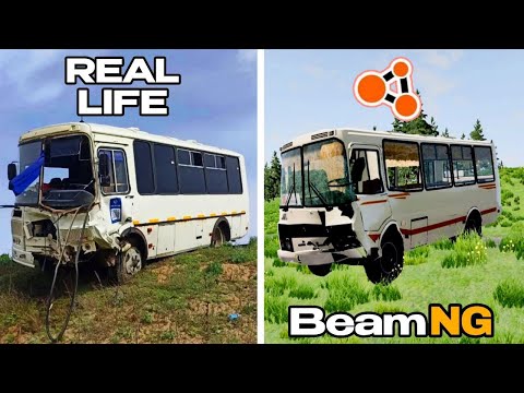 Видео: Аварии на реальных событиях в BeamNG.Drive #13