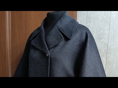 Видео: Укоротить рукав пальто, жакета летучая мышь! Ателье. 