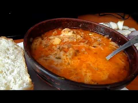 Видео: ОБЖОР:ДОМАШНИЙ БОРЩ,КОПЧЕНОЕ САЛО С ЛУКОМ И ЧЕСНОКОМ.