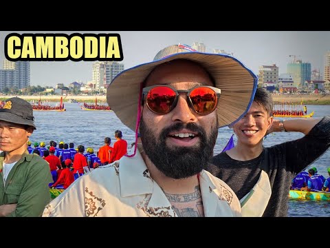 Видео: Внутри камбоджийского водного фестиваля в Пномпене 🇰🇭 (Бон Ом Тук)