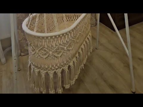 Видео: Ч 2. Эко-люлька макраме. Уроки плетения, секреты мастера