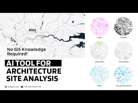 Видео: Анализ архитектурного участка с помощью ИИ: знание ГИС не требуется!