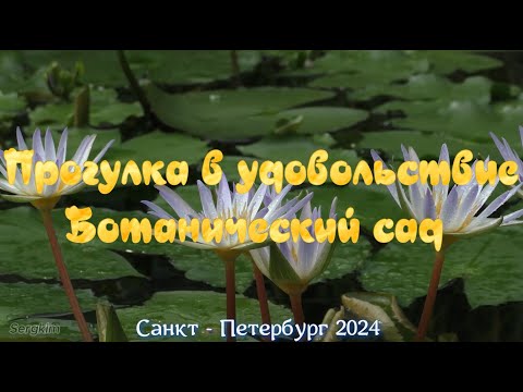 Видео: Ботанический сад Санкт - Петербурга. Прогулка в удовольствие (2024).