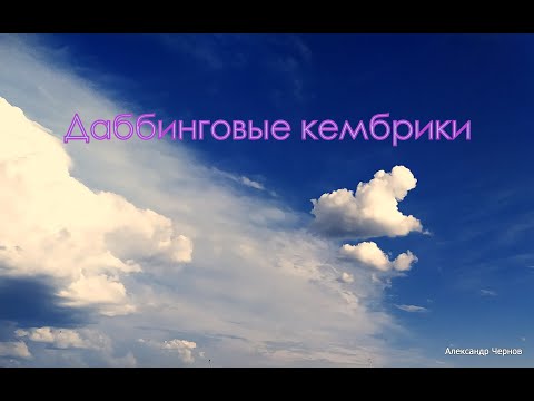 Видео: Даббинговые кембрики