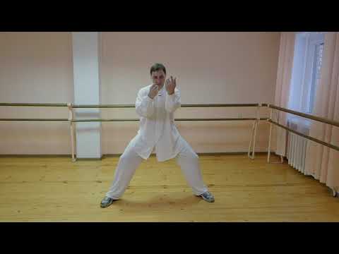 Видео: Тайцзицюань. Ур13 Изучение 48ф. Тайцзи Hunyuan Tai Chi 48 Forms 13 Lesson wushu taiji qigong