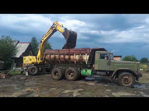 Видео: Верный помощник Краз 256Б .На службе человеку