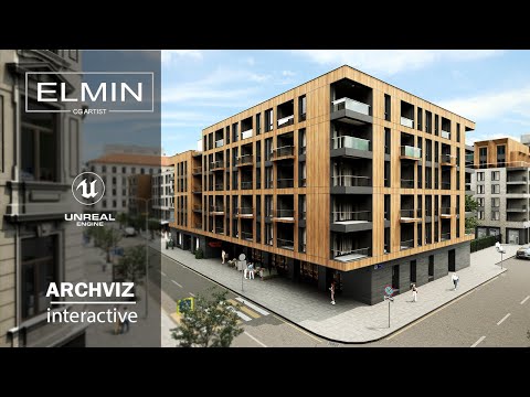 Видео: Интерактивный проект жилого комплекса в unreal engine.