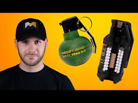 Видео: СТРАЙКБОЛЬНАЯ АКАДЕМИЯ. Страйкбольные гранаты и мины // Airsoft grenades and mines