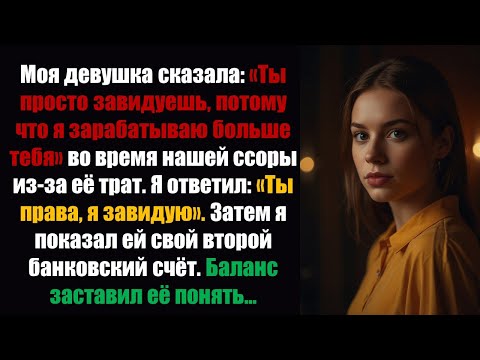 Видео: Моя девушка сказала: «Ты просто завидуешь, потому что я зарабатываю больше тебя»