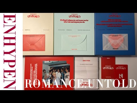 Видео: 💌распаковка альбомов энхайпен ‘romance:untold’