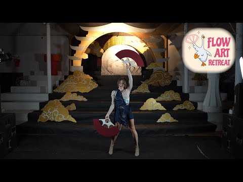 Видео: Башмакова Полина \ Веера \  Flow Art Retreat 2024