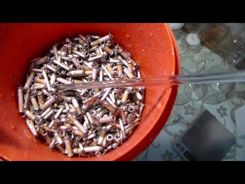 Видео: Серебро из трубчатых конденсаторов без обжига.
