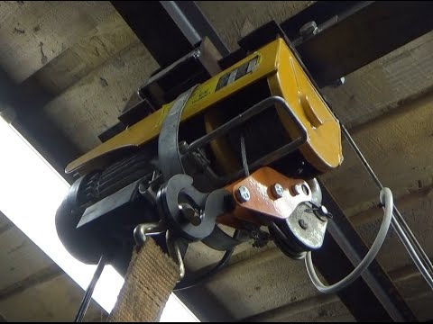 Видео: Гаражный потолочный кран за 15т