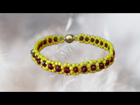 Видео: БИСЕР ден ОҢАЙ БІЛЕЗІК SEED BEADED BRACELET бисерден білезік жасау