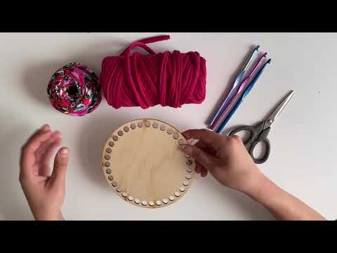 Видео: Как да си изплетем панер с дървено дъно? Basket with wooden bottom ( 1 )TUTORIAL BY Pillow Point