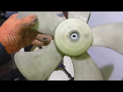 Видео: Вентилятор охлаждения радиатора Camry 20