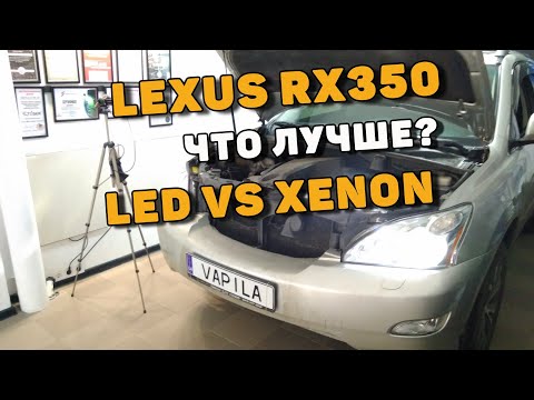 Видео: LEXUS светодиодые LED лампы VS Билинзы Hella 3R