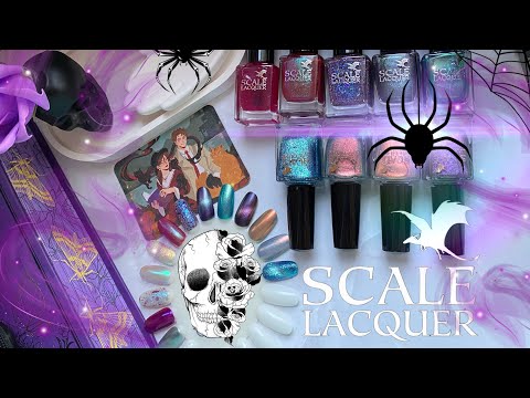 Видео: #ScaleLacquer/Ковен озера Шамплейн/коллекция Хеллоуин 🎃/#распаковка/#выкраска 