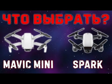 Видео: DJI MAVIC MINI или SPARK | Что выбрать?