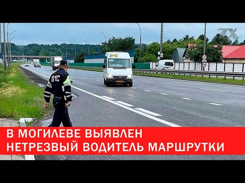 Видео: В Могилеве выявлен нетрезвый водитель маршрутки | Зона Х
