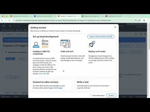 Видео: 8.AWS Lambda DataEngg — ПРАКТИЧЕСКОЕ ПРАКТИЧЕСКОЕ ЗАДАНИЕ: Развертывание кода Python из S3 с испо...