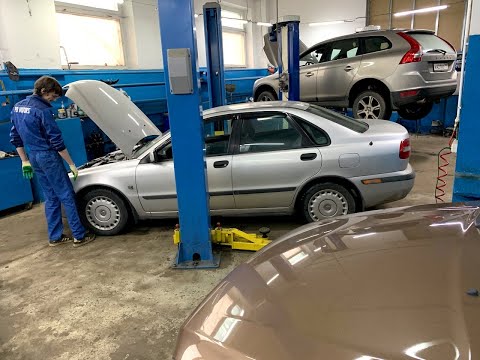 Видео: Шум в работе двигателя Volvo s40 при неисправности муфты VVT.