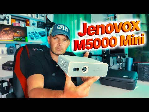 Видео: Jenovox M5000 Mini — портативный проектор с 4K поддержкой и работой от аккумулятора!
