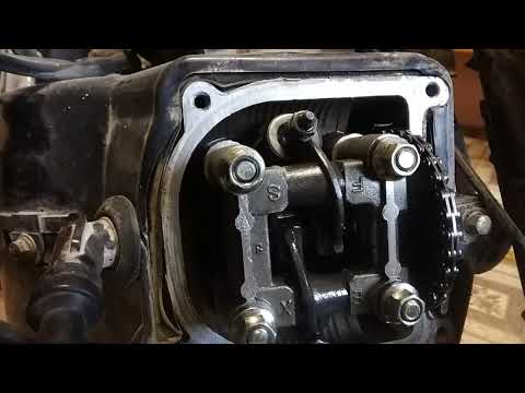 Видео: Как выставить метки ГРМ скутера