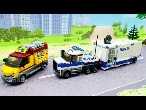 Видео: Полицейская машина - Лего мультфильм для детей