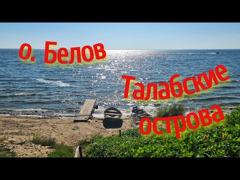 Видео: 23 . По Псковщине . Талабские острова.  Остров Белов