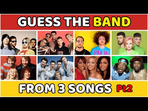 Видео: Угадайте группу по трём песням? (Часть 2) 🎸 | Викторина «Музыкальные группы»