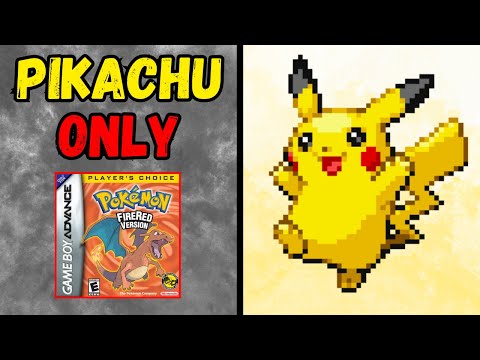 Видео: Можно ли победить Pokemon FireRed ТОЛЬКО с помощью Пикачу?