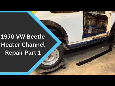 Видео: Ремонт канала отопителя VW Beetle 1970 года, часть 1