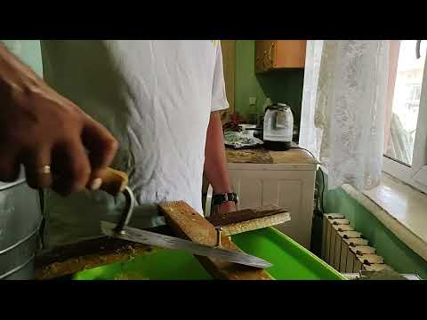 Видео: Ніж гуслія , культиватор для розпечатування рамок