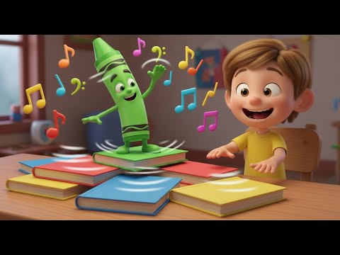 Видео: Мои мелки устроили вечеринку | Весёлая песенка для детей
