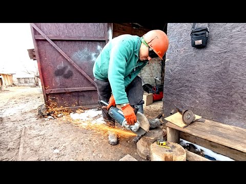Видео: Чуть не врезался в столб! Срочно делаю бампер для самодельного грузовика!