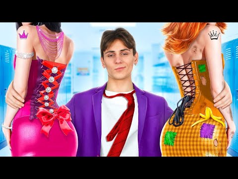 Видео: Популярная Студентка vs Непопулярная Студентка | Из Ботанши В Королеву Школы