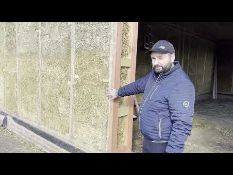 Видео: Відео-огляд процесу зведення солом'яного будинку