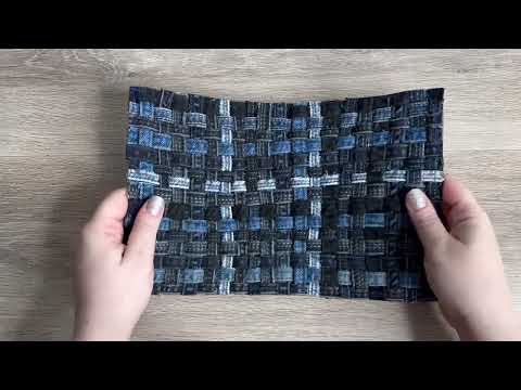Видео: Плетенка из джинсовых швов! DIY denim! Upcycling!