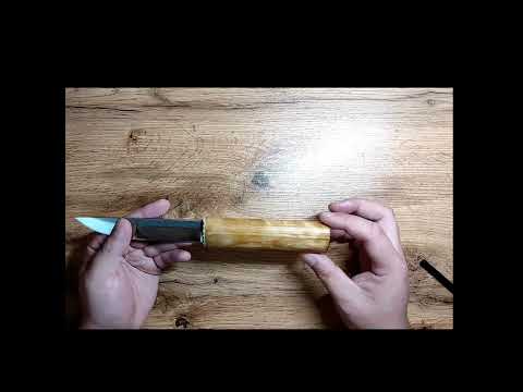 Видео: Нож Просто нож.  Модернизация под себя.  Первые впечатления.