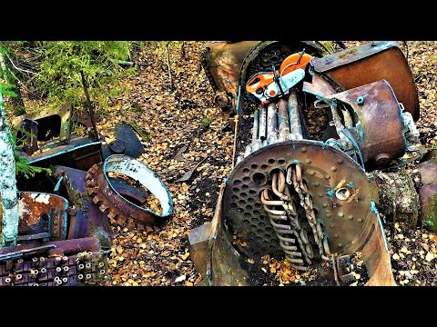 Видео: ПААРООВООЗ! ВСЁ ЗАМЕРЗЛО! ЗАСЫПАЕТ СНЕГОМ! НА РЕКЕ ЗАБЕРЕГИ! НЕ СДАЮСЬ И ЗАГОТАВЛИВАЮ ТОННЫ МЕТАЛЛА.