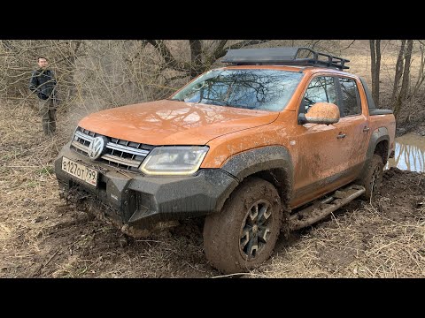 Видео: Взял Amarok, рванул на бездорожье - что сможет Volkswagen?