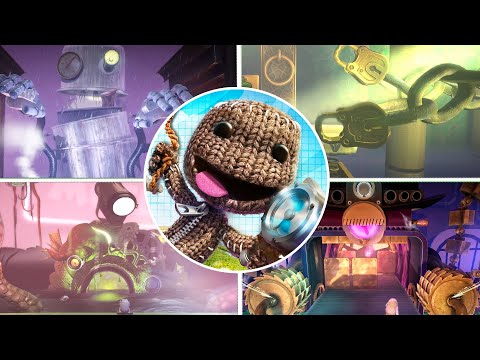 Видео: Little Big Planet 3 Все боссы сражаются (без урона)