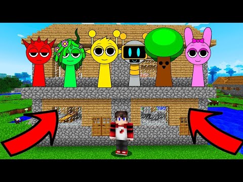 Видео: НАД МОИМИ ДОМОМ ЖИВУТ ВСЕ СПРУНКИ В МАЙНКРАФТЕ