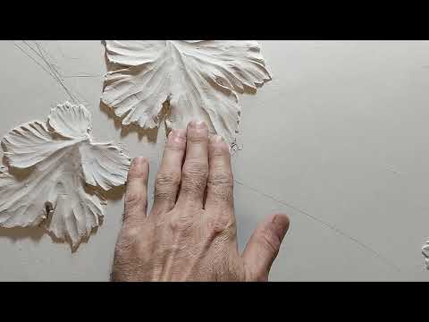 Видео: Барельеф виноградная лоза 2 часть